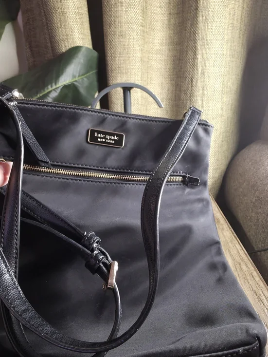 Kate Spade Nylon Black Crossbody Bag - Sleek Everyday Carry - Picture 7 of 8